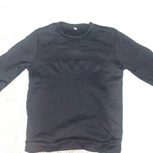 C&C California Black Embossed Sweatshirt